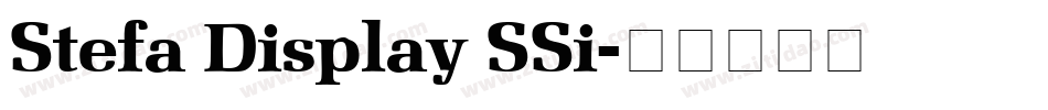 Stefa Display SSi字体转换